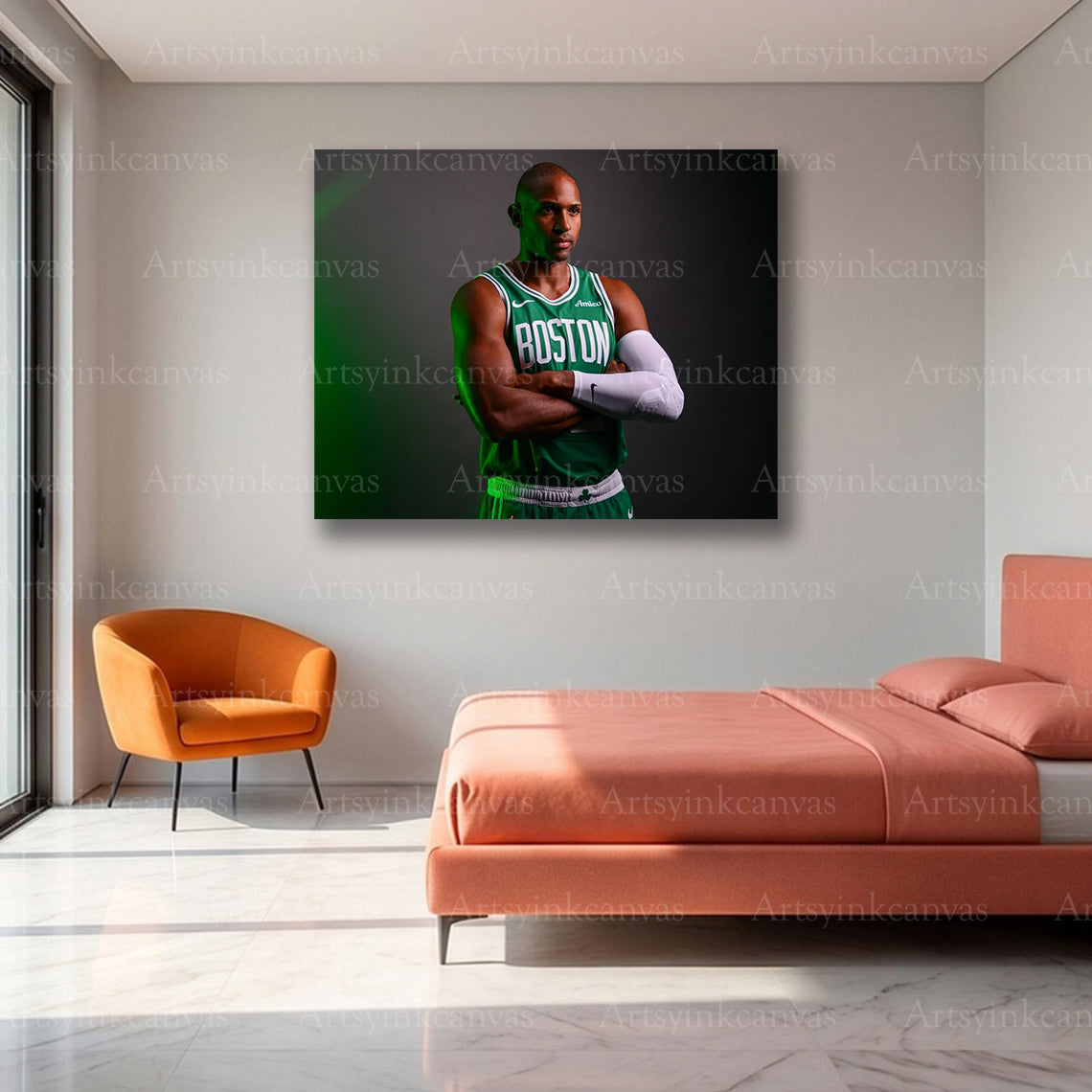 Al Horford Media Day Shoot Canvas Wall Art | Boston Celtics