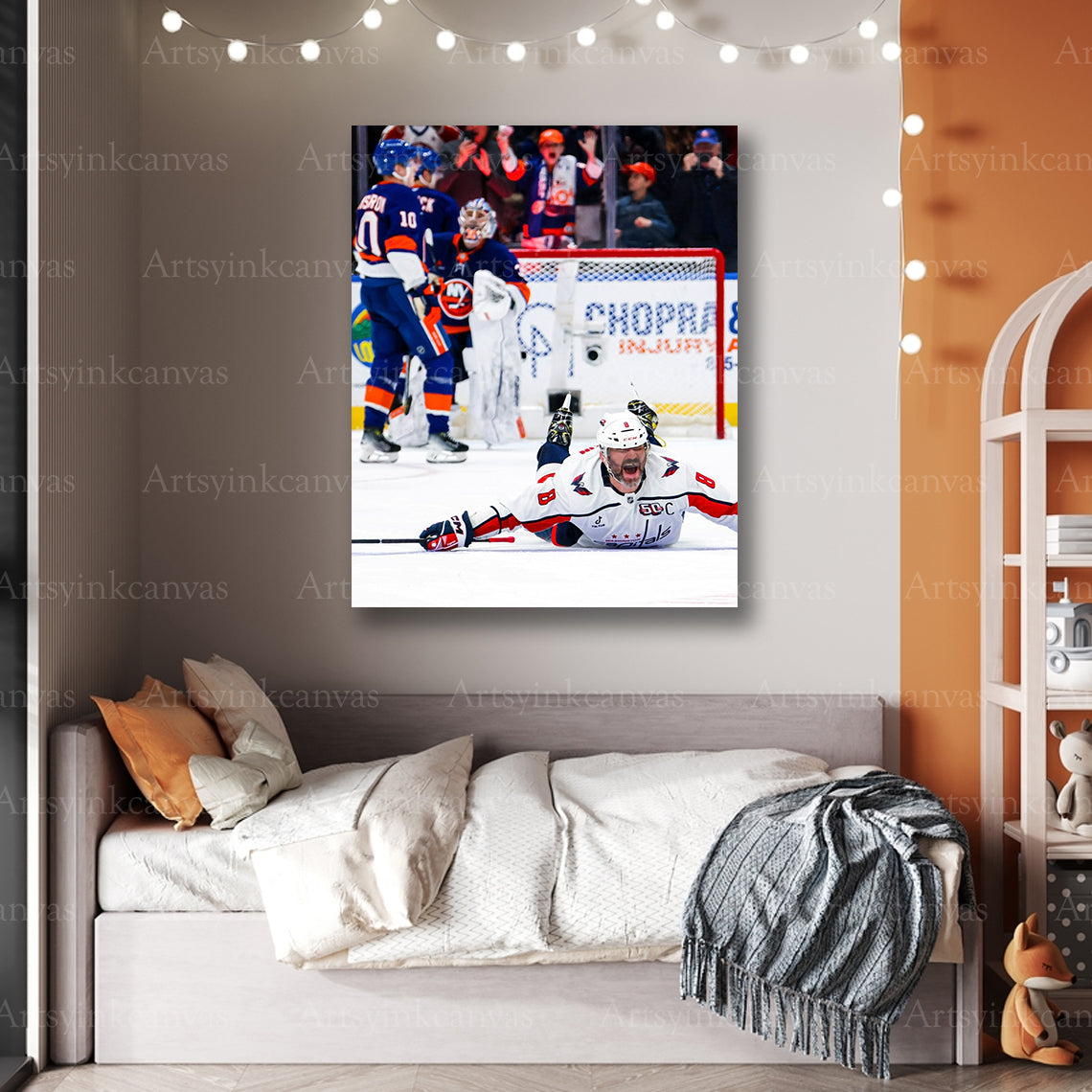 Premium Alex Ovechkin 895 goals canvas print