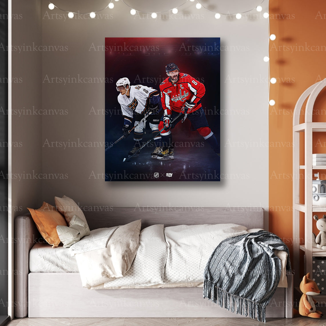 Premium Alex Ovechkin career journey canvas print