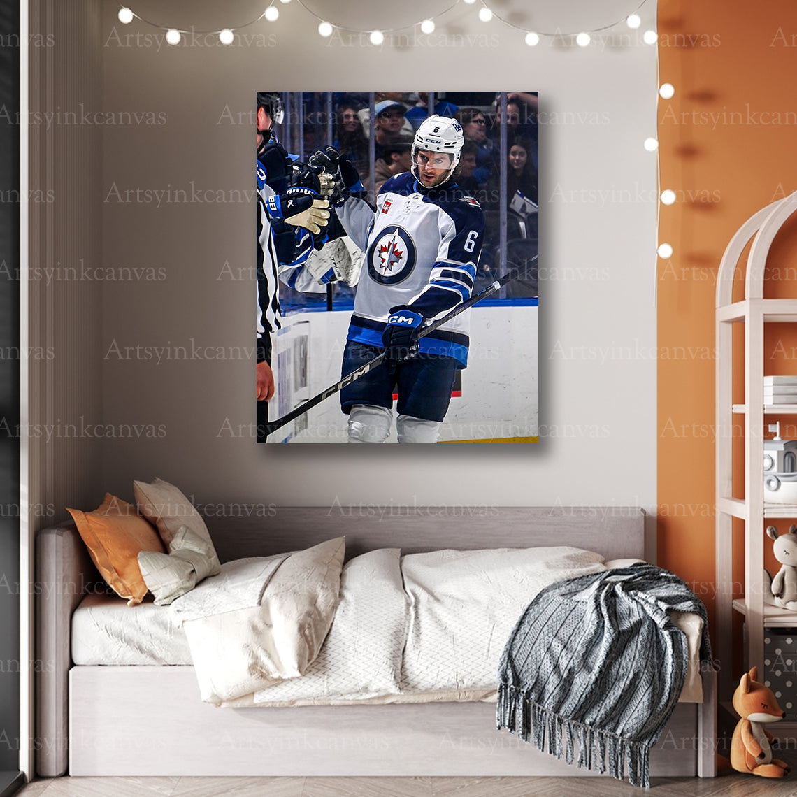 Premium Colin Miller hockey canvas wall art