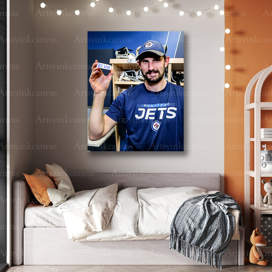 Premium Winnipeg Jets hockey canvas art