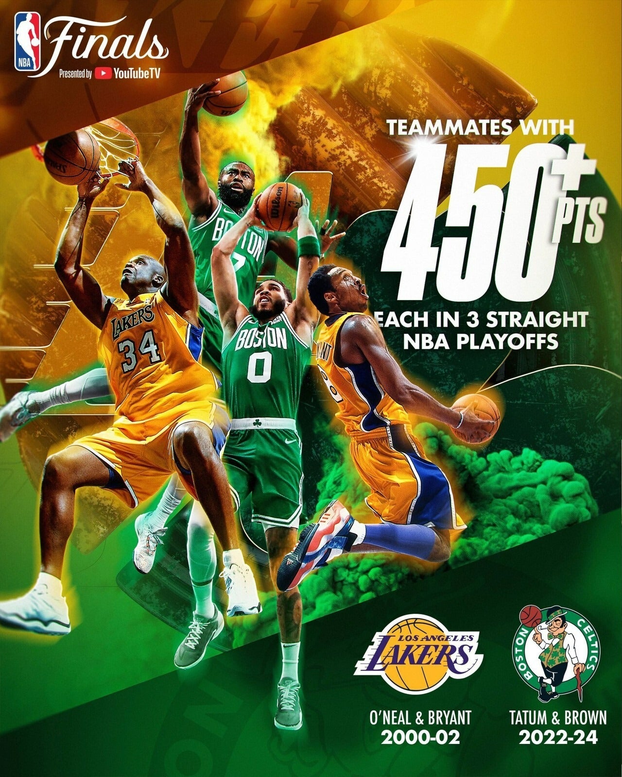 Tatum Brown playoff record canvas print