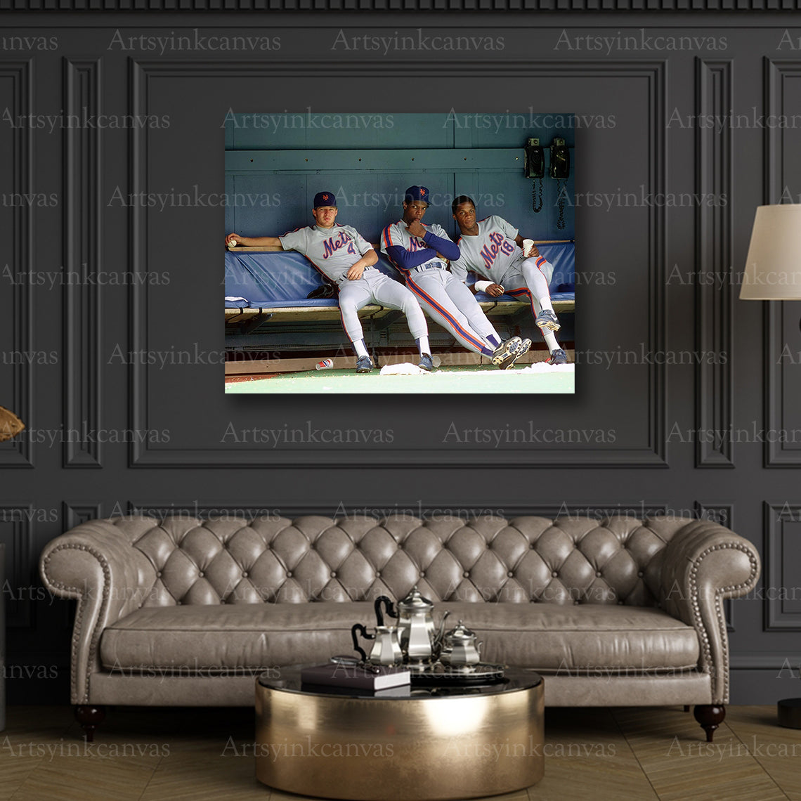 Premium Mets legends canvas art