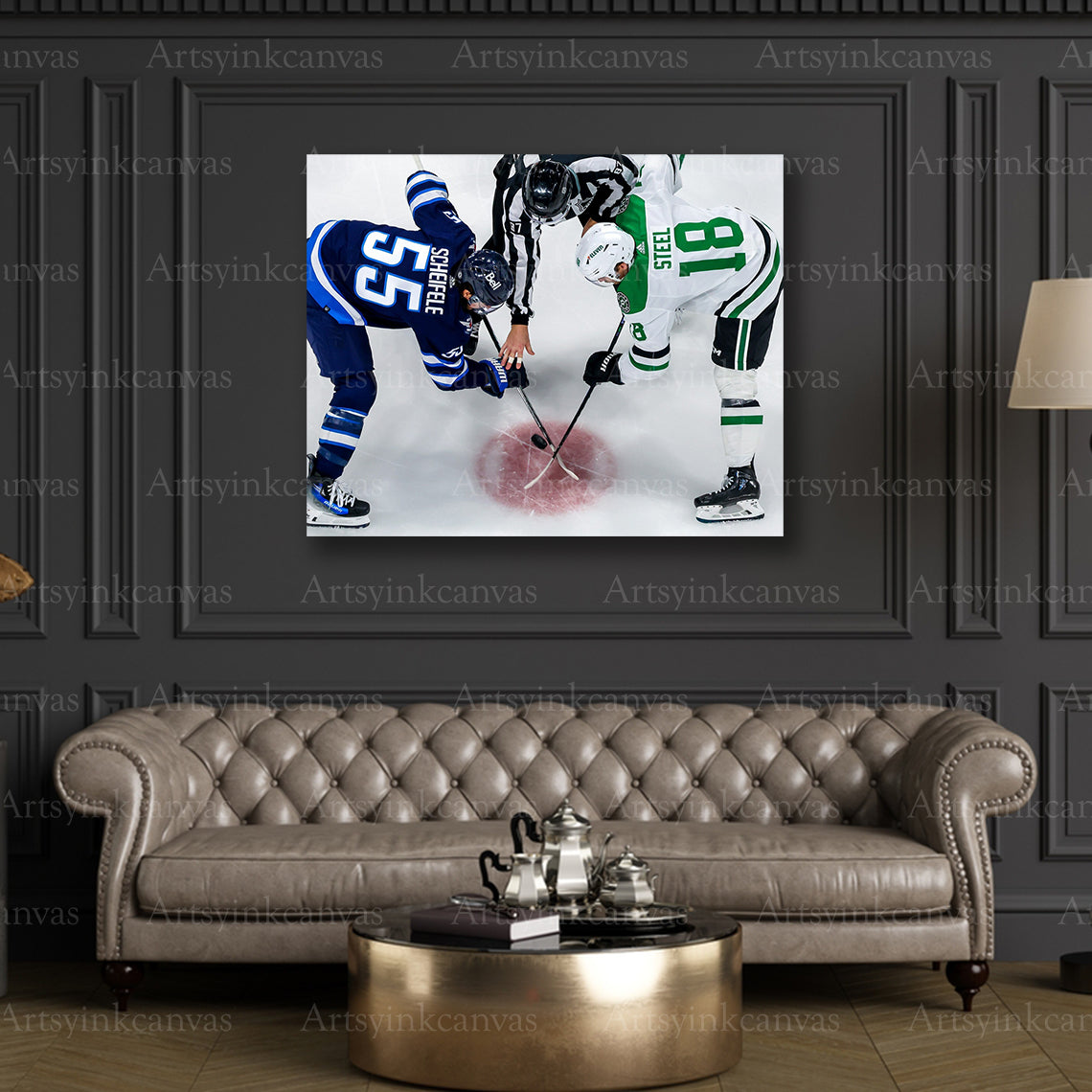 Premium Winnipeg Jets hockey canvas print