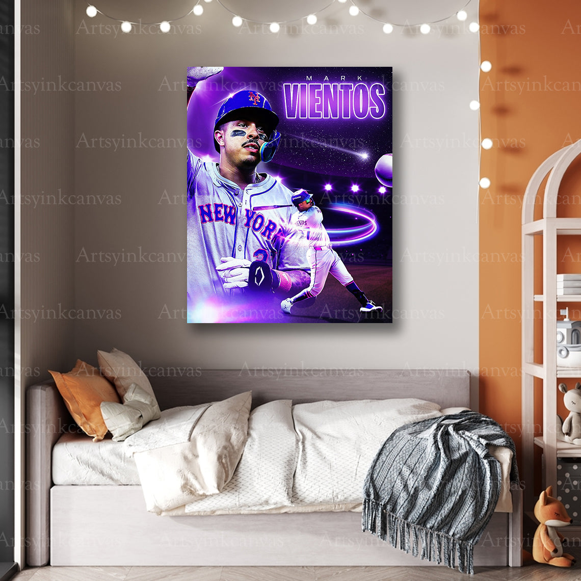 Premium Mark Vientos Mets canvas wall art