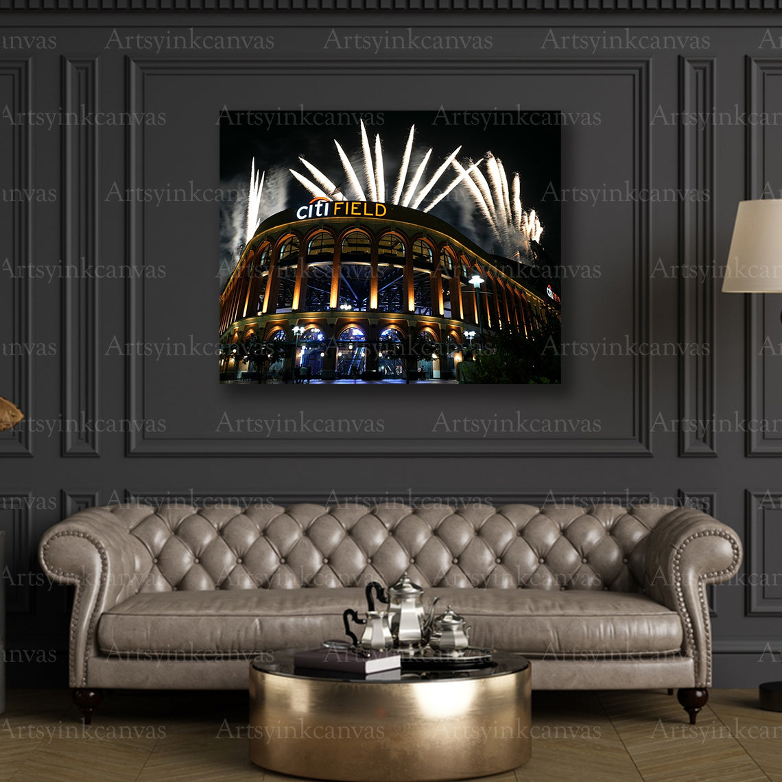 Premium New York Mets stadium canvas art