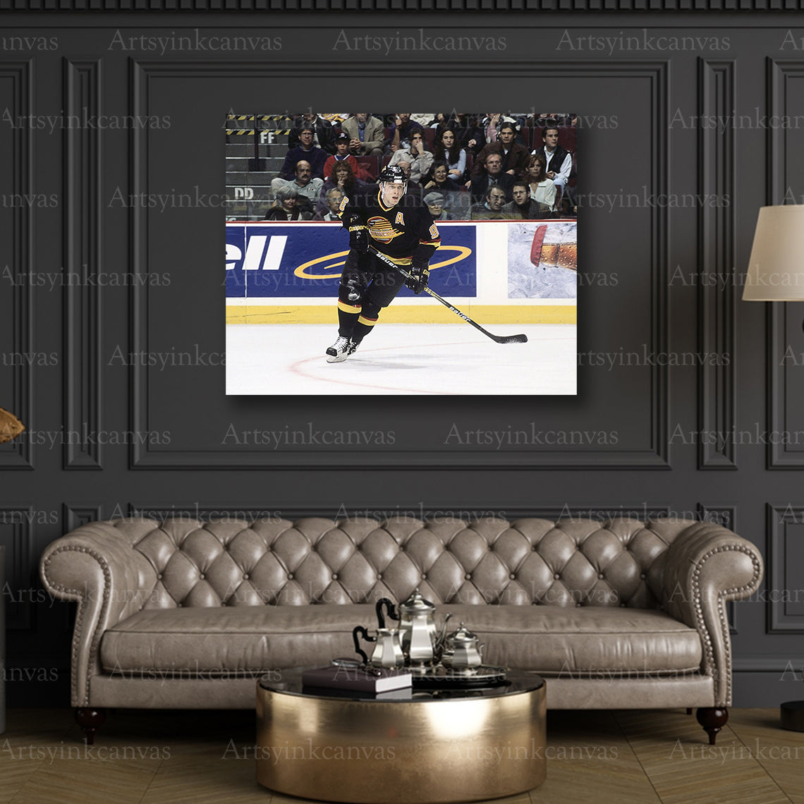 Premium Pavel Bure Vancouver Canucks canvas print