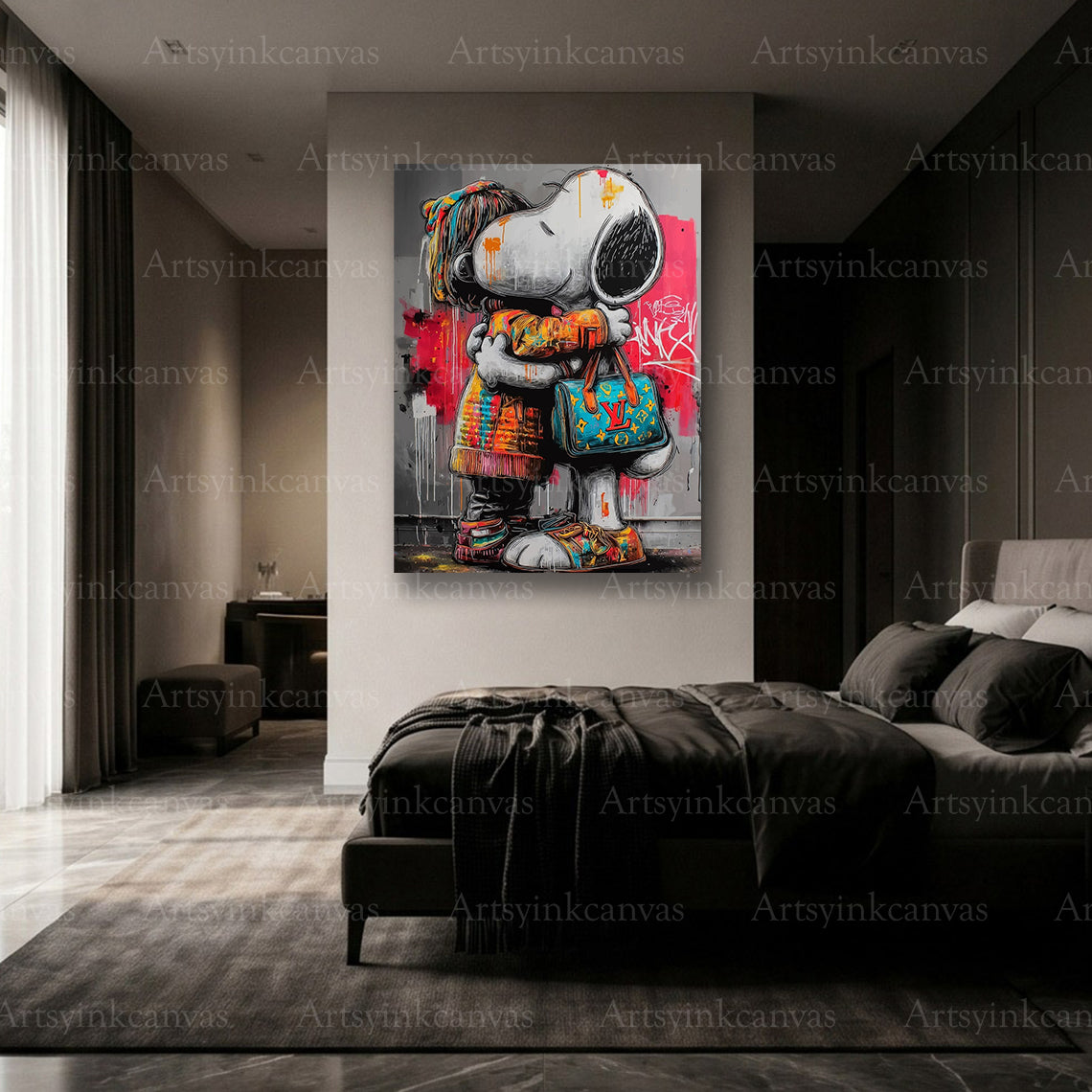 Premium Snoopy luxury canvas Made in USA