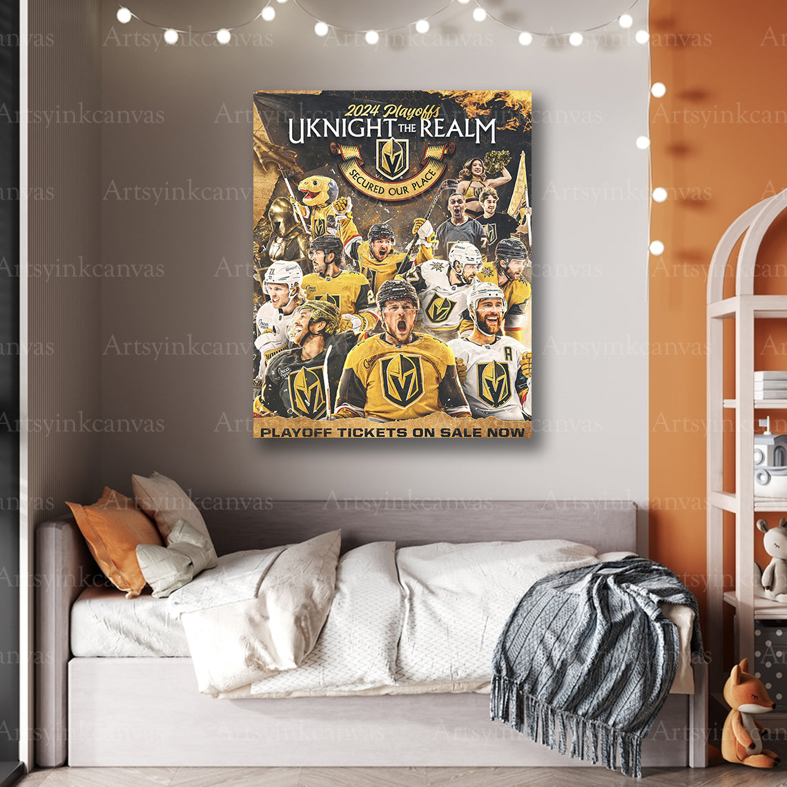 Premium Vegas Golden Knights Finals lineup canvas print