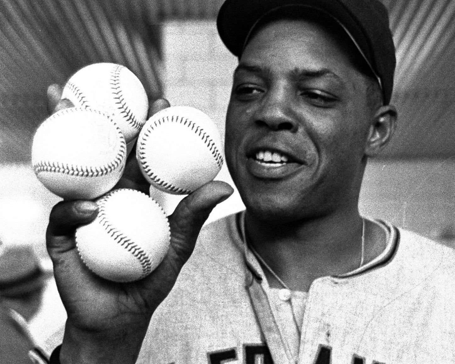 Willie Mays four home run game canvas wall art