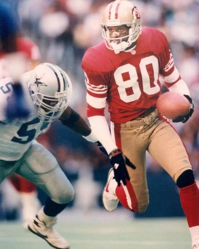Jerry Rice San Francisco 49ers Canvas Wall Art – NFL GOAT Wide Receiver Poster