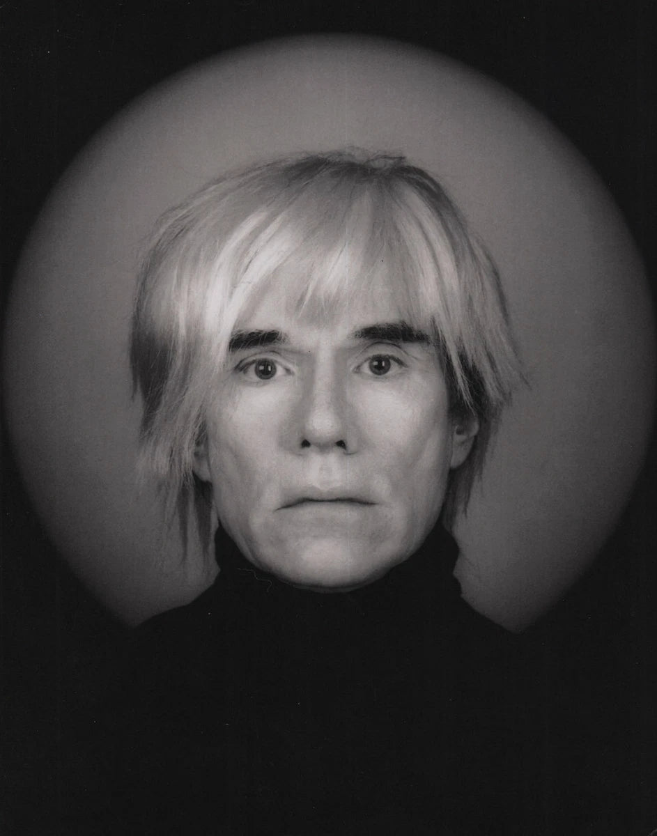 Andy Warhol Black and White Canvas Wall Art – Iconic Pop Art Legend Poster