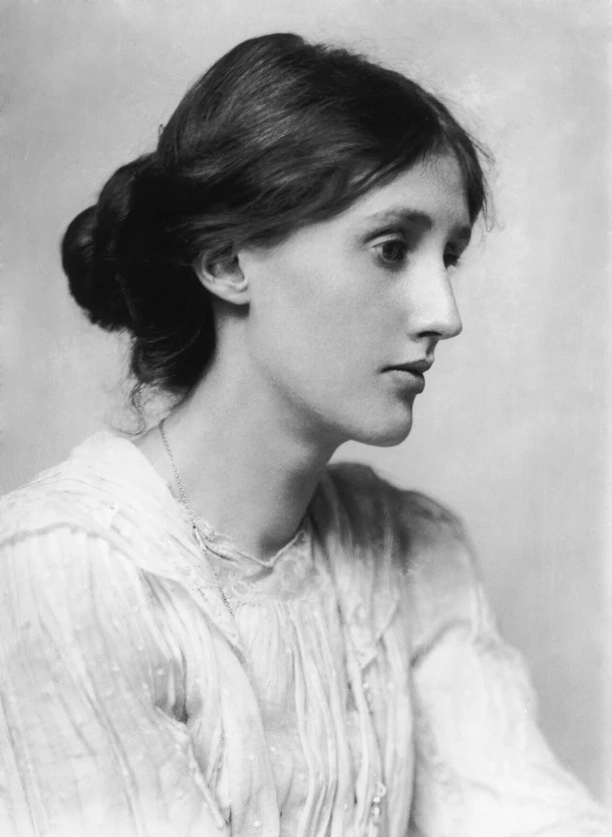 Virginia Woolf Black and White Canvas Wall Art – Literary Icon Elegant Poster