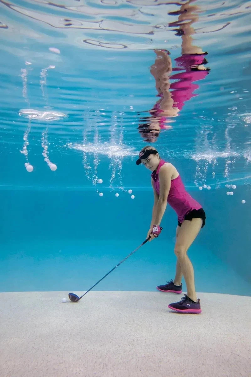 Lexi Thompson Underwater Golf Canvas Wall Art – Fantasy Sports Aesthetic Decor