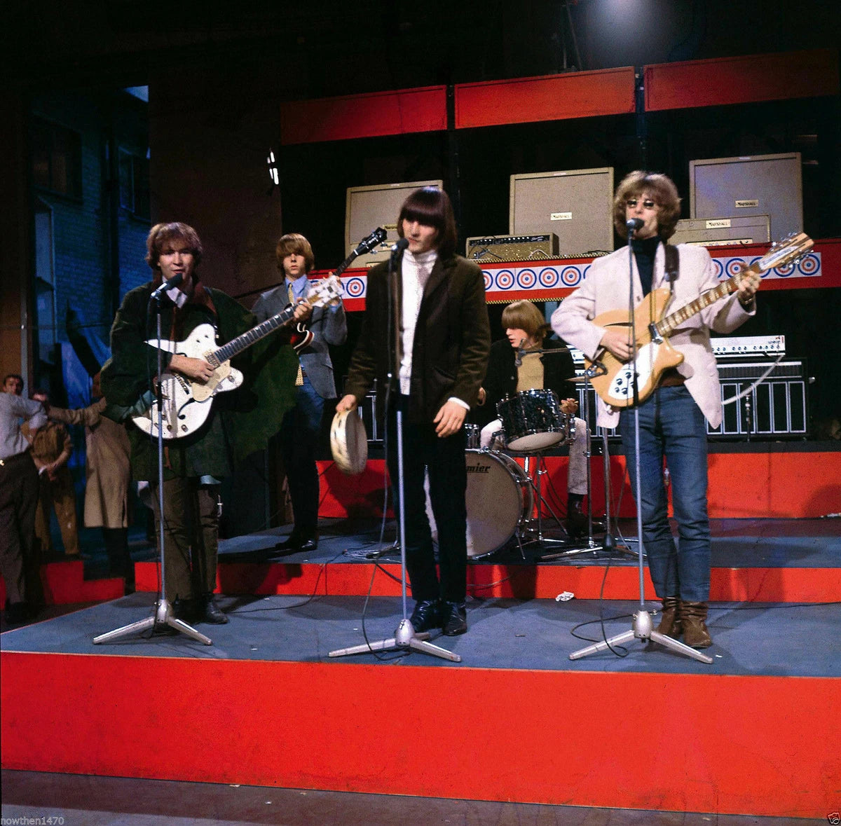The Byrds Band Canvas Wall Art – Vintage Classic Rock Group Poster