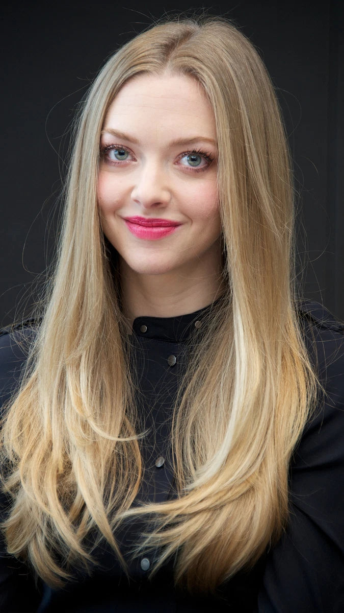 Amanda Seyfried Long Hair Canvas Wall Art – Soft Beauty Portrait Poster