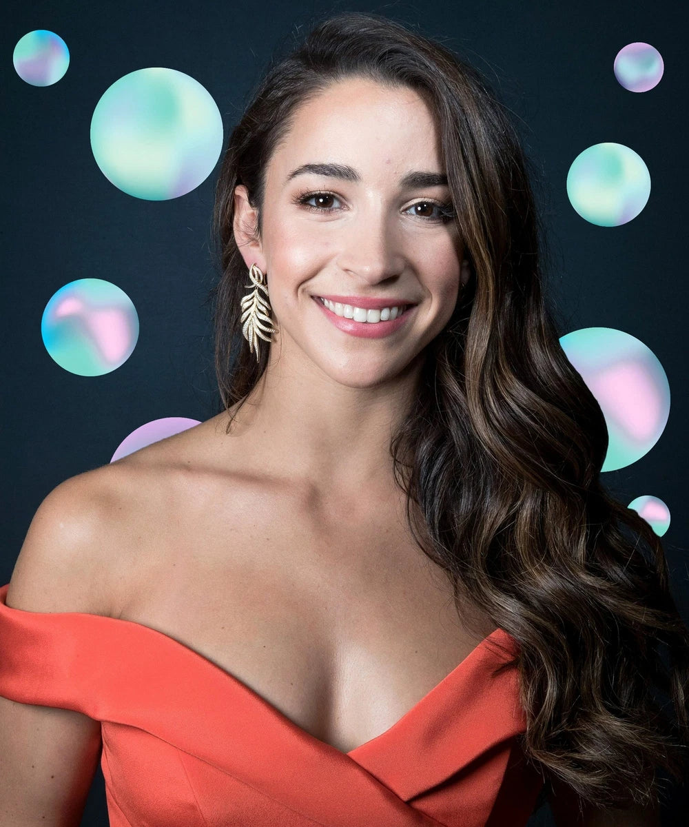 Aly Raisman Beauty Portrait Canvas Wall Art – Elegant Athlete Poster