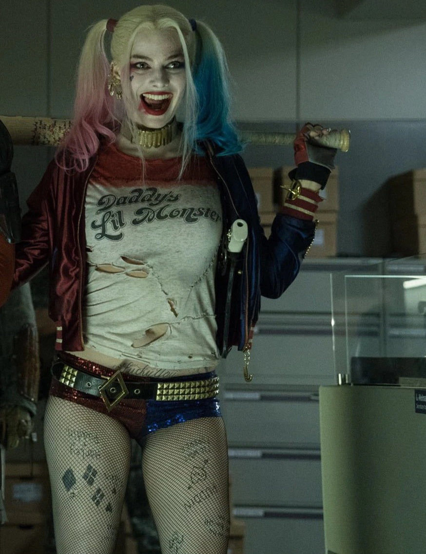 Margot Robbie Harley Quinn Canvas Wall Art – DC Comic Style Movie Decor