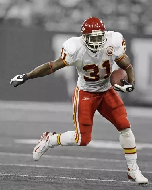 Priest Holmes Kansas City Chiefs Canvas Wall Art – NFL Running Back Legend Decor