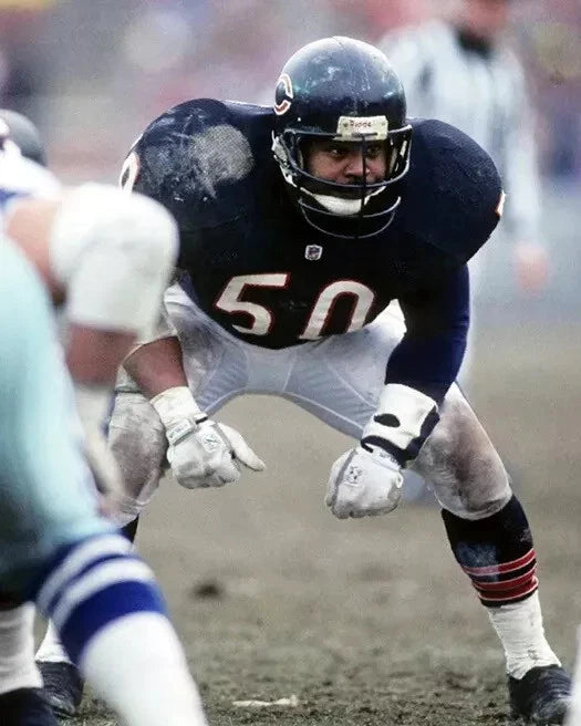 Mike Singletary Chicago Bears Canvas Wall Art – NFL Defensive Legend Decor