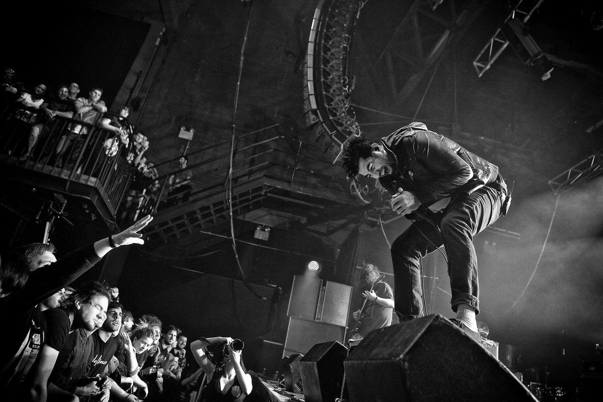 Chino Moreno Singing Canvas Wall Art – Deftones Live Performance Poster