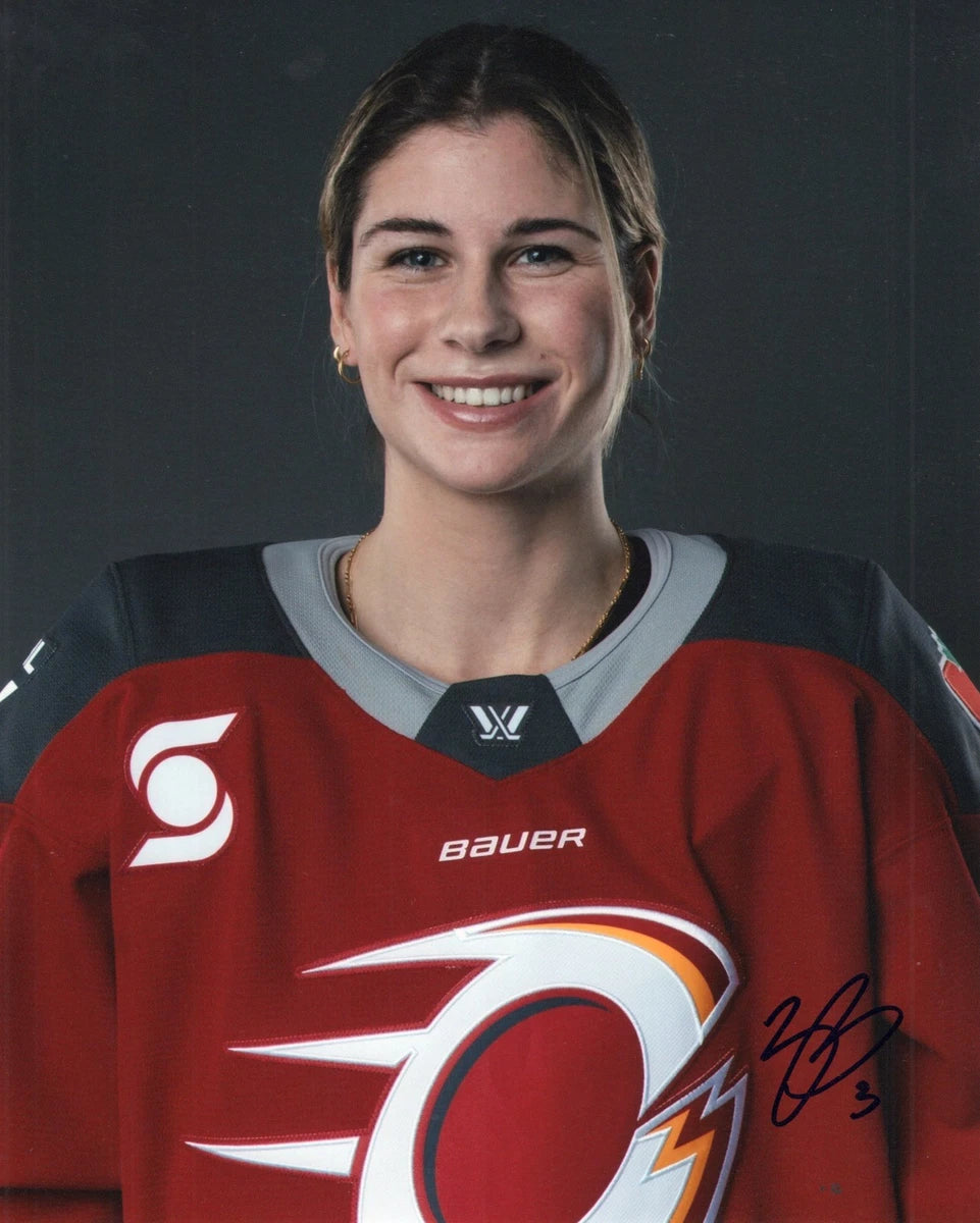 Zoe Boyd Signed-Style PWHL Ottawa Charge Canvas Wall Art