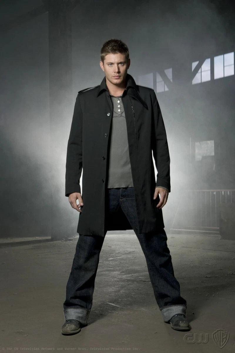 Jensen Ackles Confident Pose Canvas Wall Art – Iconic TV Star Poster