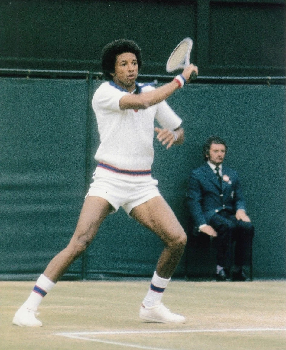Arthur Ashe Canvas Wall Art – Tennis Legend Inspirational Poster