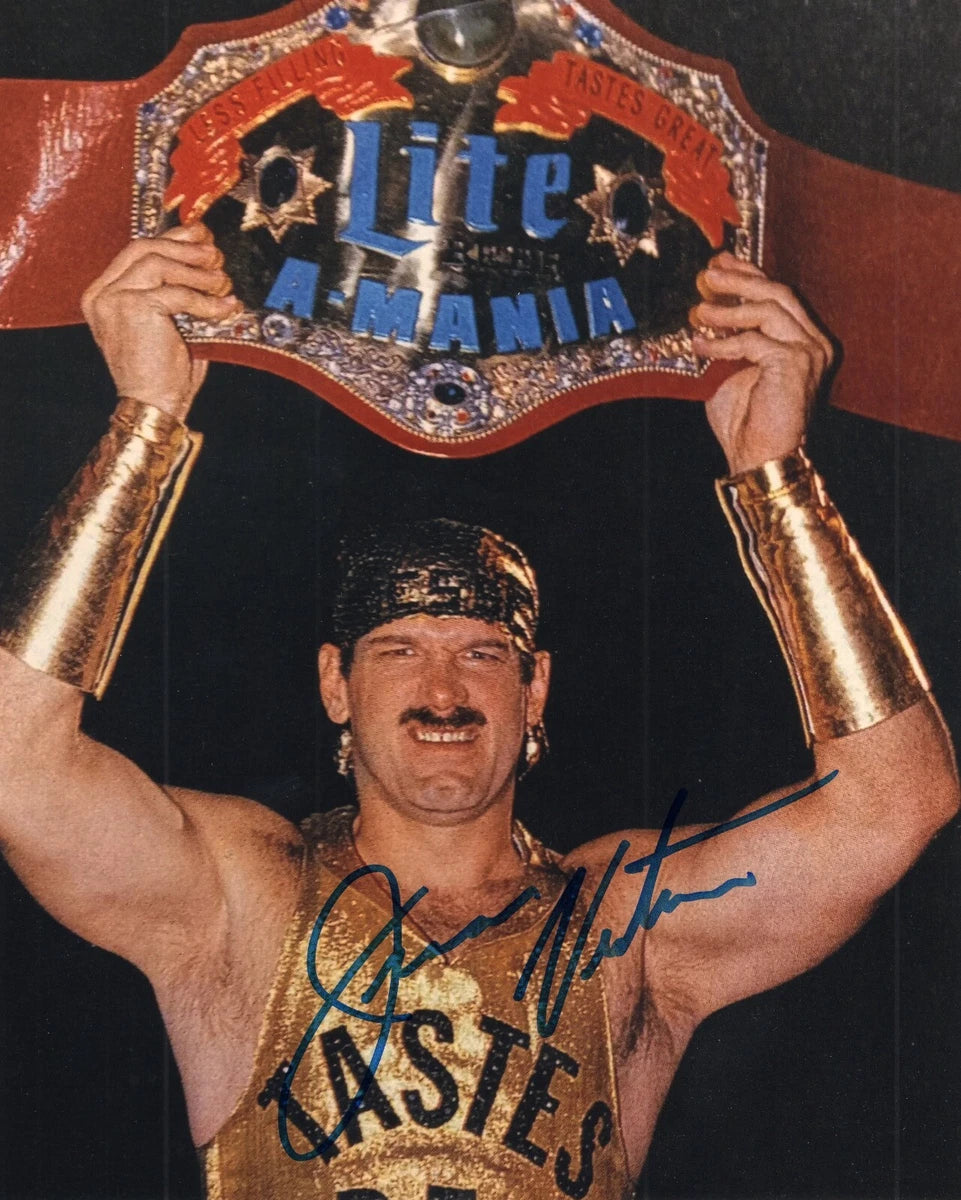 Jesse Ventura Signed-Style WWF “The Body” Vintage Canvas Wall Art