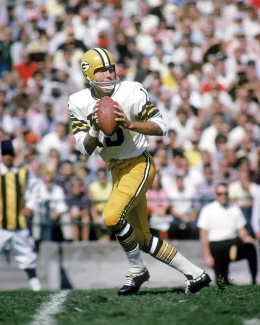 Bart Starr Green Bay Packers Canvas Wall Art – NFL Quarterback Legend Decor