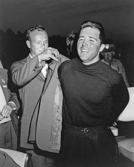 1961 Gary Player & Arnold Palmer Golf Canvas Wall Art – Legends of Golf Decor
