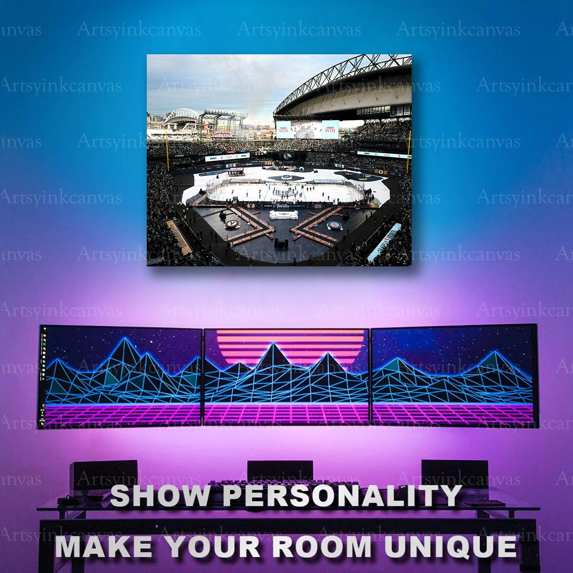 2024 NHL Winter Classic T-Mobile Park artwork