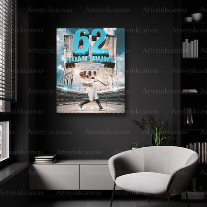Baseball milestone wall decor