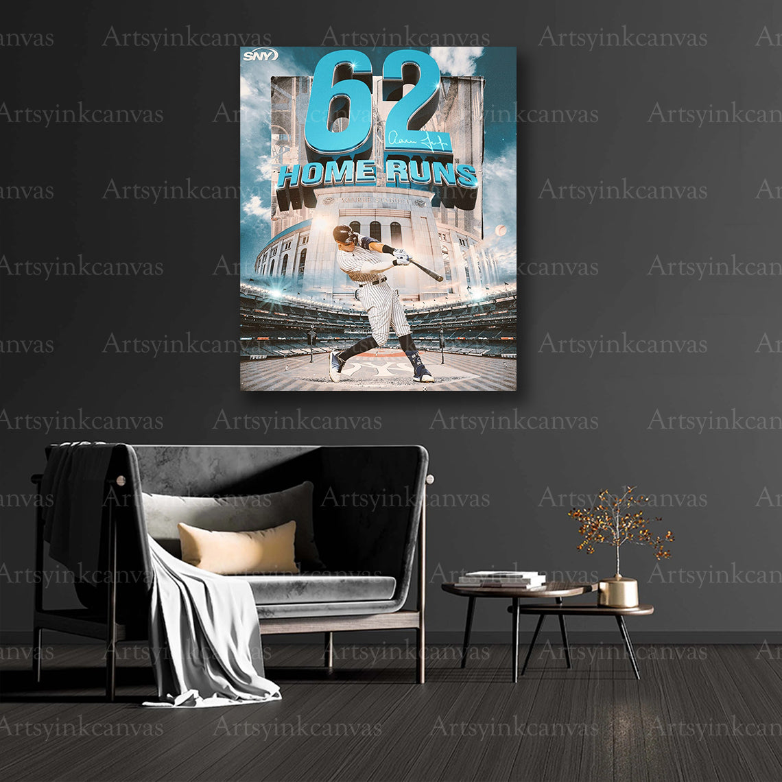 MLB collector canvas print