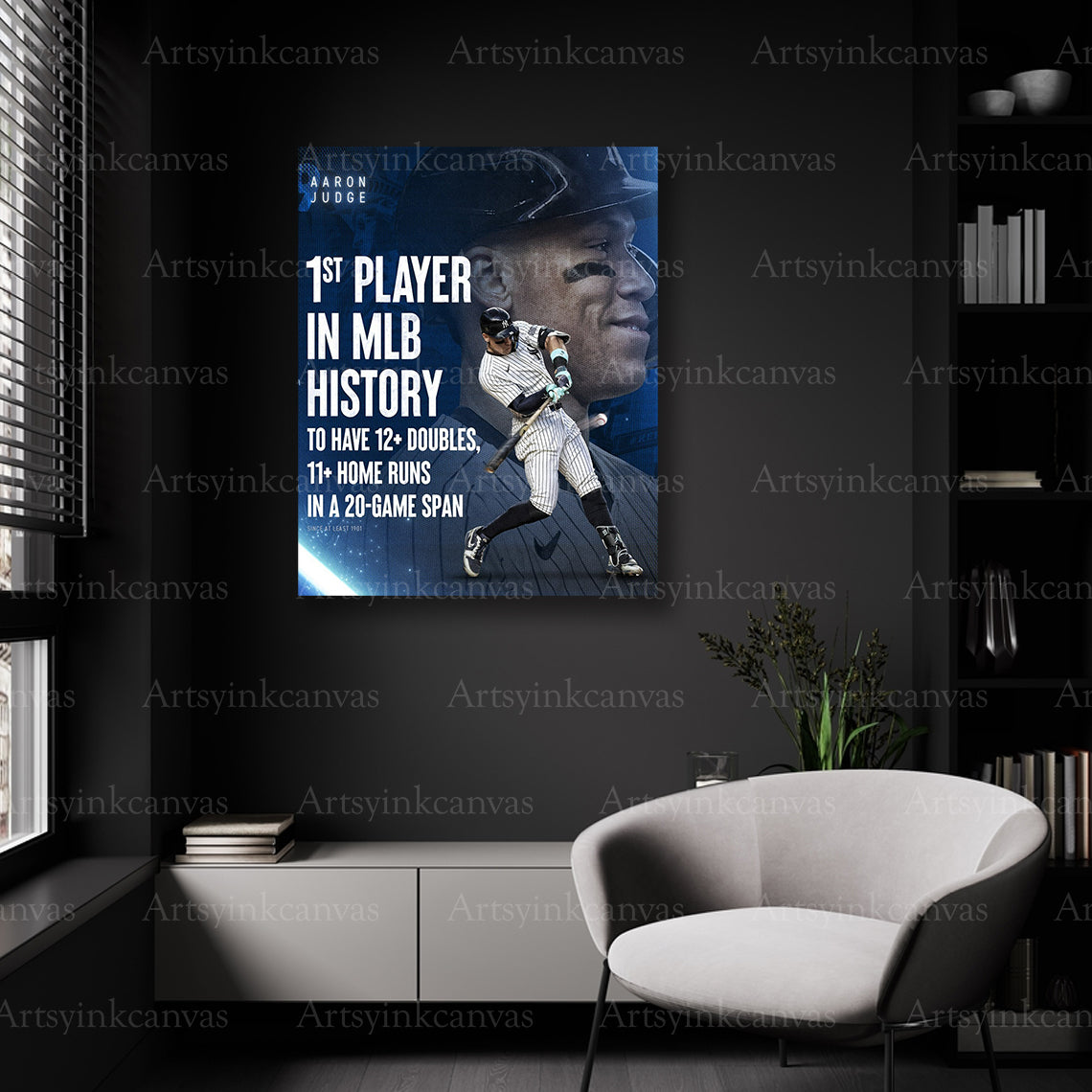 New York Yankees record wall decor