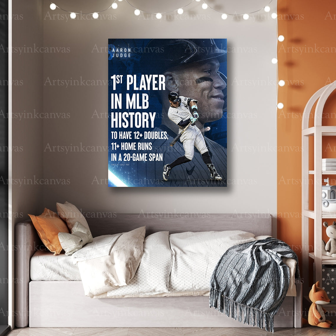 Aaron Judge premium MLB canvas art