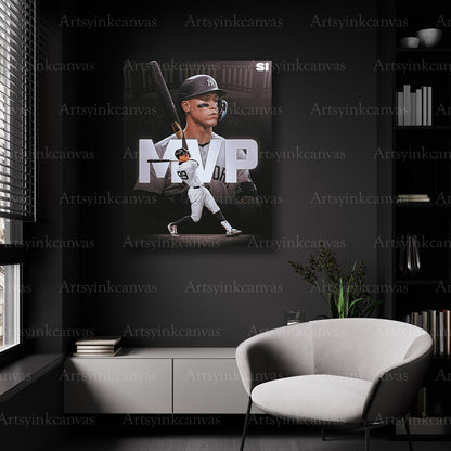 Yankees Aaron Judge MVP wall decor