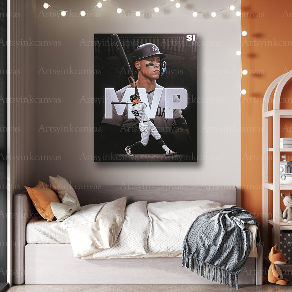 Premium Aaron Judge AL MVP canvas art