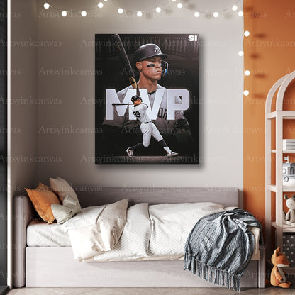 Premium Aaron Judge AL MVP canvas art