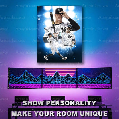 Aaron Judge 2024 playoff artwork