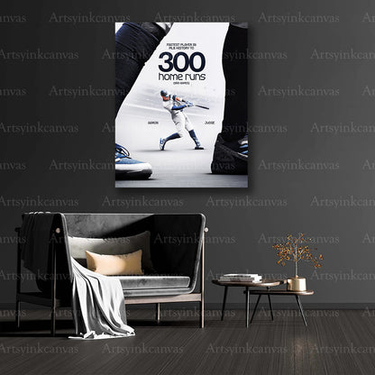 Aaron Judge collector baseball canvas