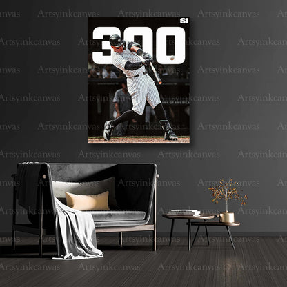 Aaron Judge MLB home run collector canvas