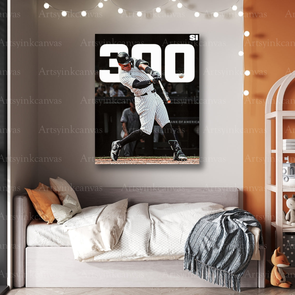 Premium Aaron Judge Yankees canvas wall art