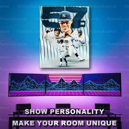 Aaron Judge 57 home run season artwork