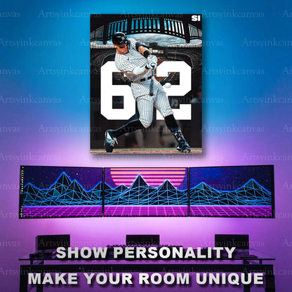 Aaron Judge American League season record artwork