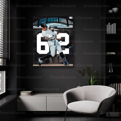 New York Yankees home run record wall decor