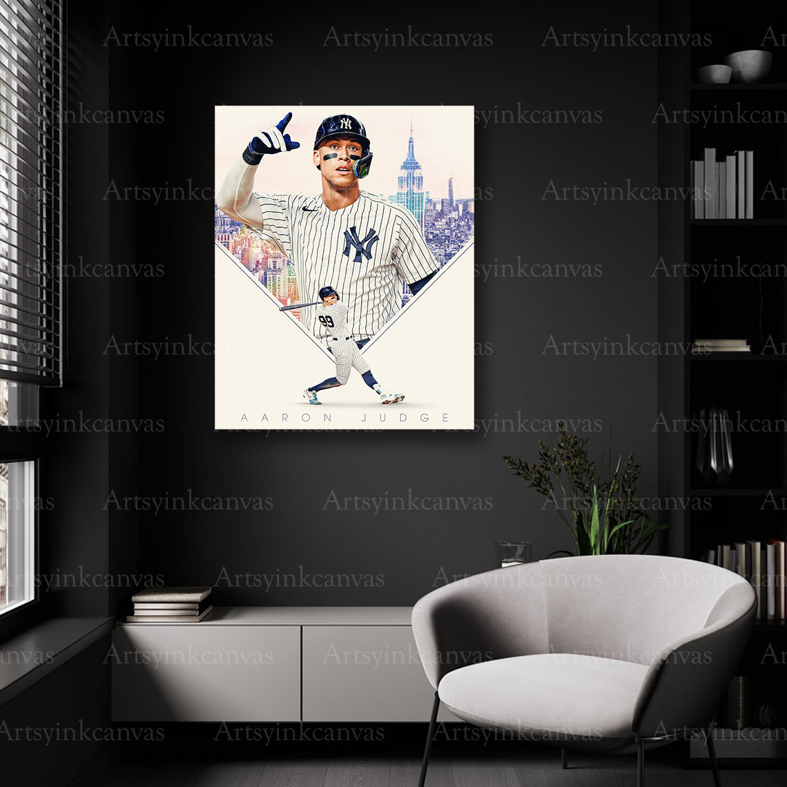 New York Yankees city collage wall decor