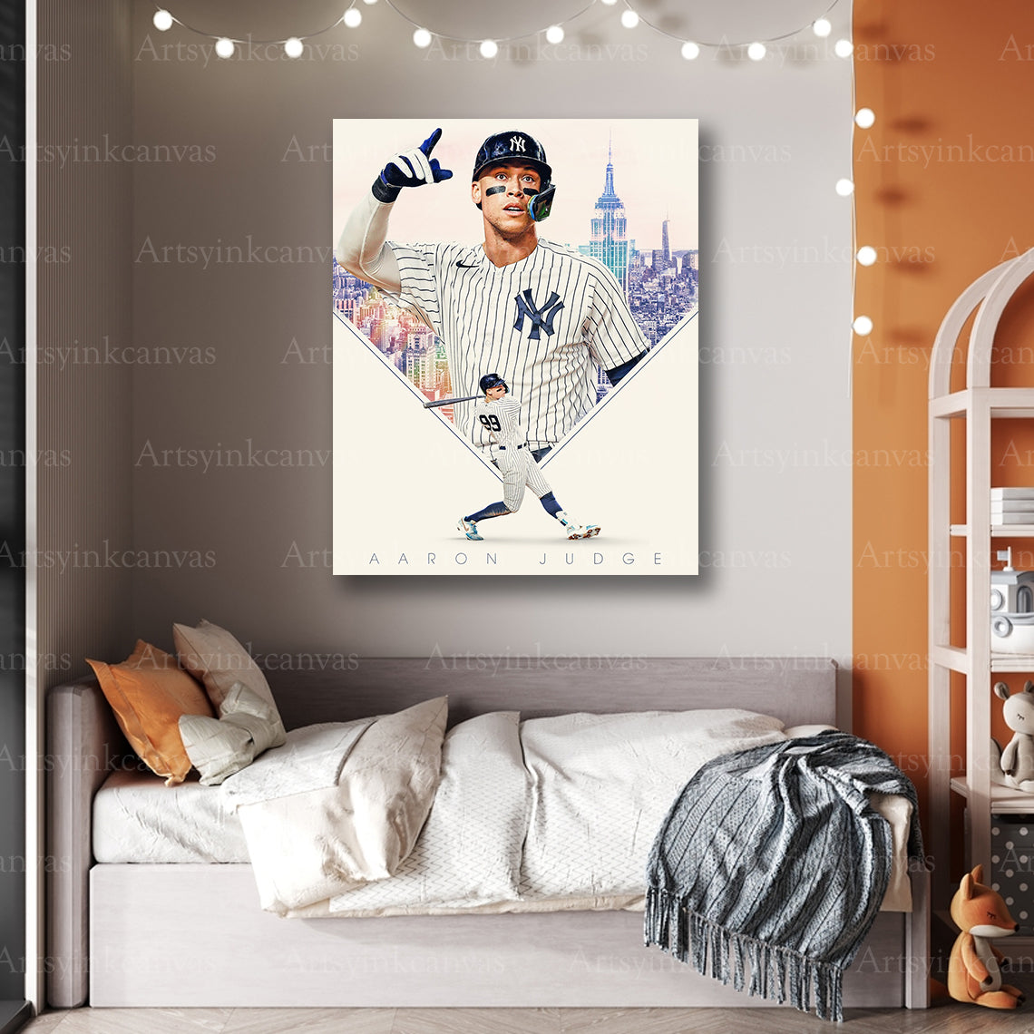 Premium Aaron Judge New York canvas art