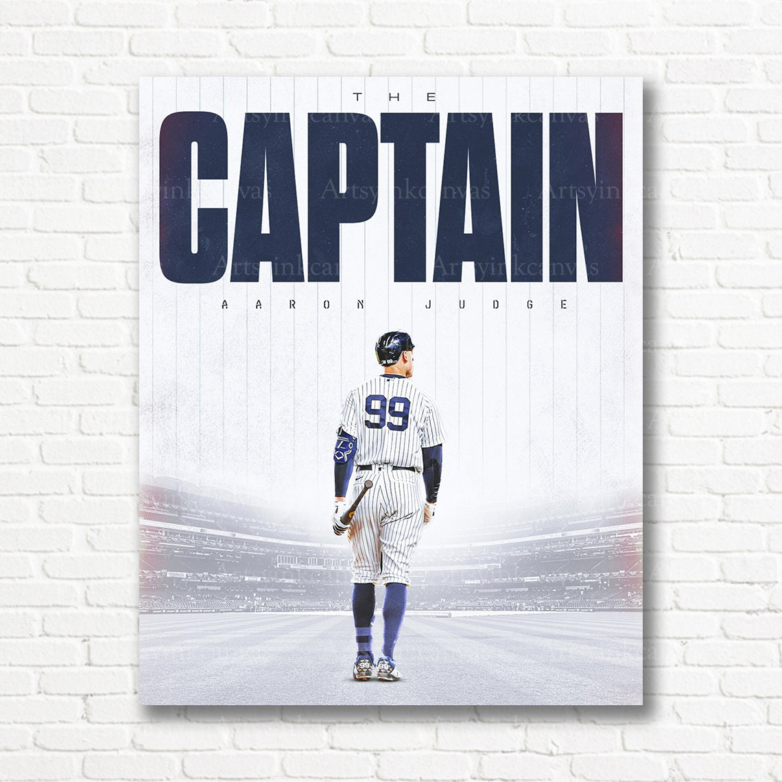 Aaron Judge New York Yankees captain canvas print