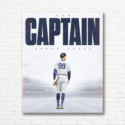 Aaron Judge New York Yankees captain canvas print
